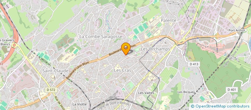 localisation de l'entreprise ALUSTATH SERVICES à BESANCON