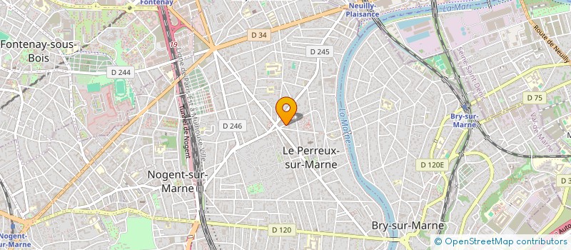 localisation de l'entreprise ALUSTOR  LE PERREUX-SUR-MARNE