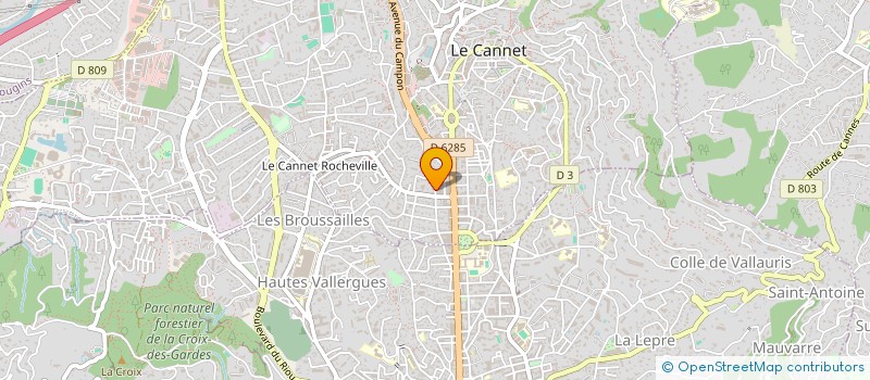 localisation de l'entreprise ALUSYSTEM FRANCE à LE CANNET