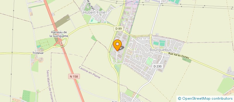localisation de l'entreprise ALUTEC à BOURGUEBUS