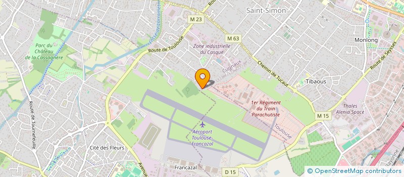 localisation de l'entreprise ALUTEC SAS à CUGNAUX