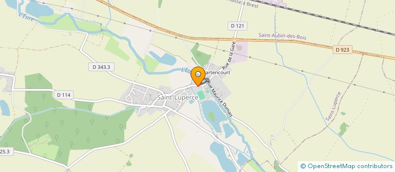 localisation de l'entreprise ALUTECH à SAINT-LUPERCE