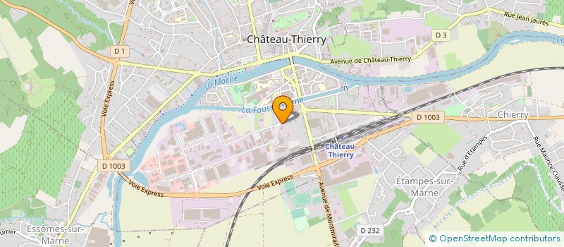 localisation de l'entreprise ALUTECK à ETAMPES-SUR-MARNE