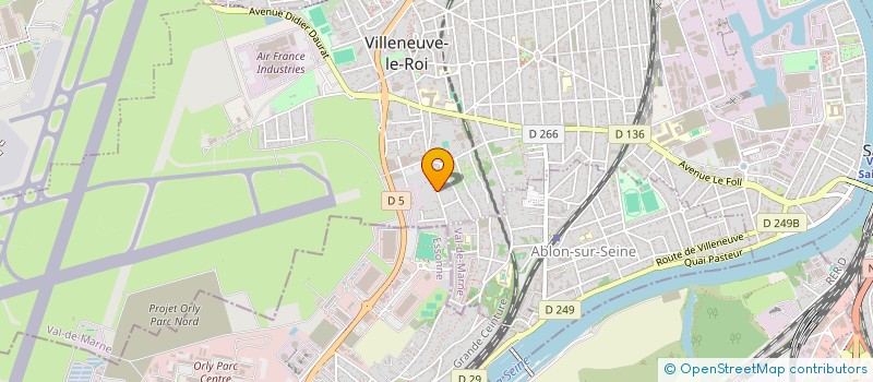 localisation de l'entreprise ALUTECT  VILLENEUVE-LE-ROI