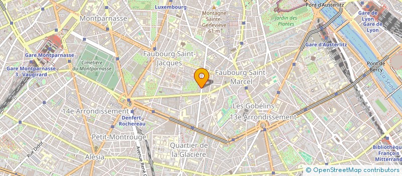 localisation de l'entreprise ALUTOUR à PARIS