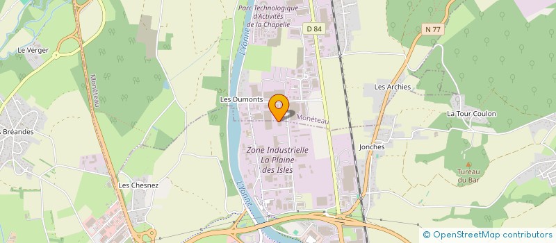 localisation de l'entreprise ALUVIC EUROPE à AUXERRE