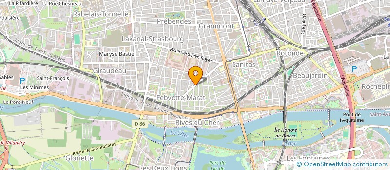 localisation de l'entreprise ALUXA  SAINT-CYR-SUR-LOIRE