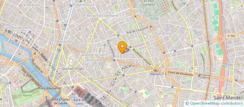 localisation de l'entreprise ALV&CO  PARIS