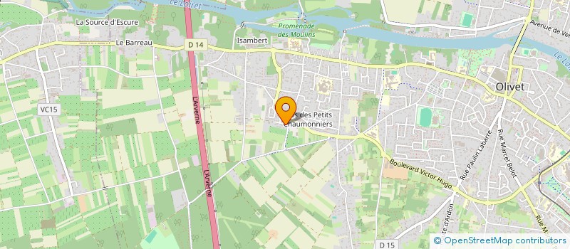localisation de l'entreprise ALV CONCIERGERIE à OLIVET