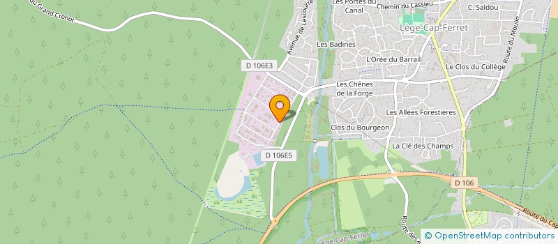 localisation de l'entreprise ALV DIS  LEGE-CAP-FERRET