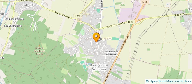 localisation de l'entreprise ALV ENRGIE  BOISSY-SOUS-SAINT-YON