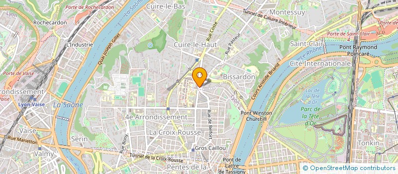 localisation de l'entreprise ALV FINANCE  CALUIRE-ET-CUIRE