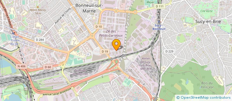 localisation de l'entreprise ALV FRANCE à SUCY-EN-BRIE