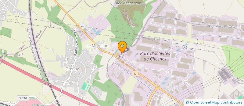 localisation de l'entreprise ALV GRENAY  GRENAY