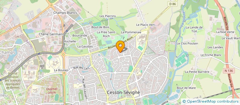 localisation de l'entreprise ALV NATURE  CESSON-SEVIGNE