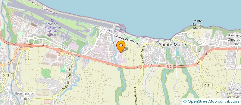 localisation de l'entreprise ALV PRINT  SAINTE-MARIE