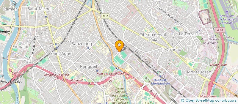 localisation de l'entreprise ALV3S à TOULOUSE