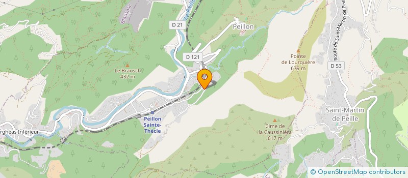 localisation de l'entreprise ALVA 06  PEILLON