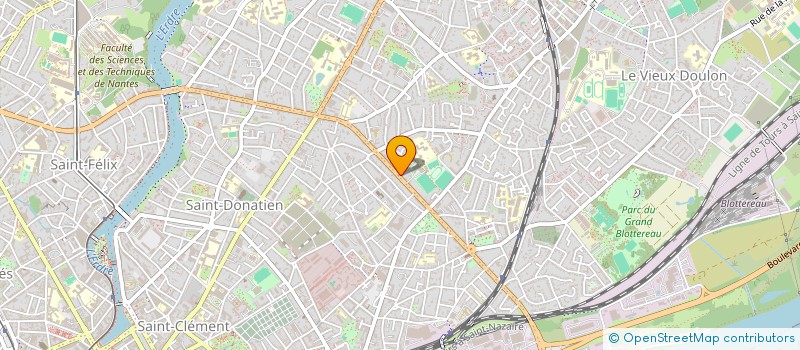 localisation de l'entreprise ALVA à NANTES