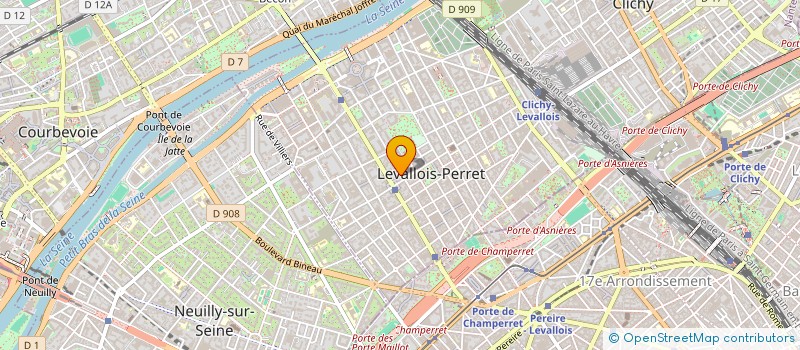 localisation de l'entreprise ALVA à LEVALLOIS-PERRET