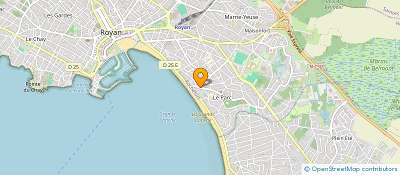 localisation de l'entreprise ALVA  ROYAN