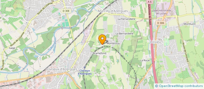 localisation de l'entreprise ALVA  MARCILLY-D'AZERGUES