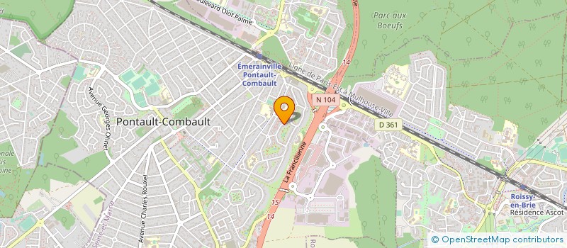localisation de l'entreprise ALVA CLEAN SERVICES  PONTAULT-COMBAULT