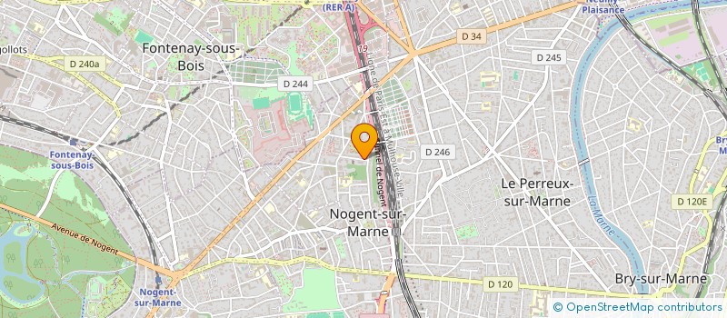 localisation de l'entreprise ALVA ENERGIES ET SOLUTIONS  NOGENT-SUR-MARNE