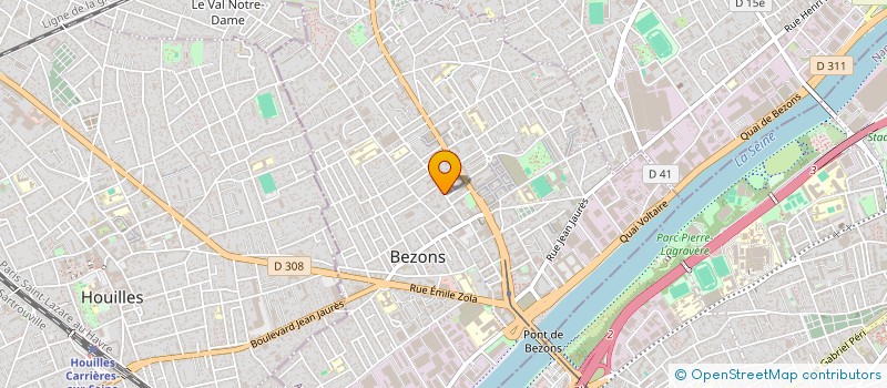 localisation de l'entreprise ALVA POSE à BEZONS