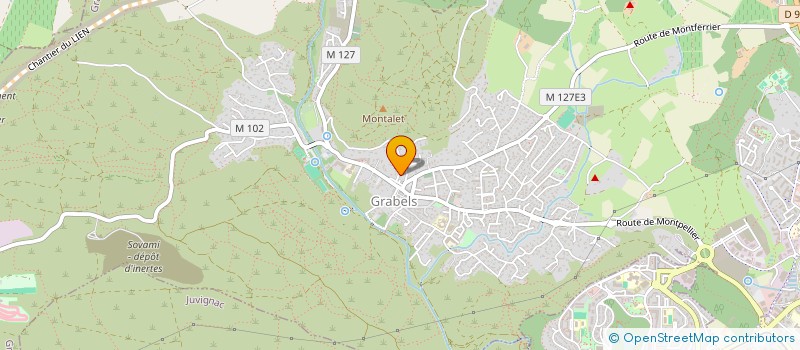 localisation de l'entreprise ALVA PRESTIGE  GRABELS