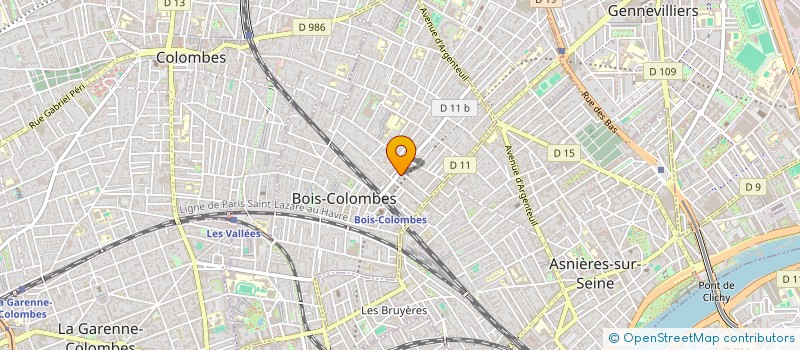 localisation de l'entreprise ALVA RENOV à BOIS-COLOMBES