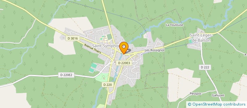 localisation de l'entreprise ALVA TRADINGS  SAINT-SYMPHORIEN