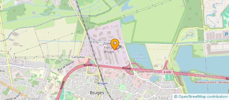 localisation de l'entreprise ALVA TRANS  BRUGES