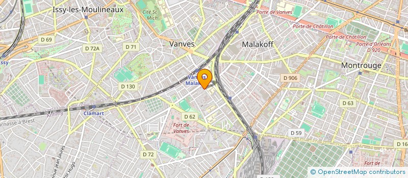 localisation de l'entreprise ALVA TRANSPORTS à MALAKOFF