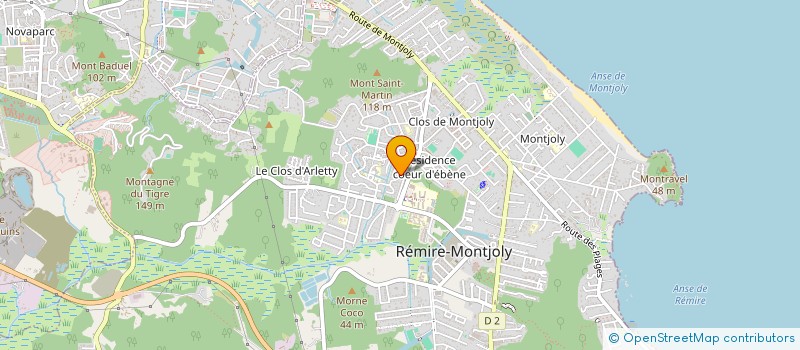 localisation de l'entreprise ALVA2MA  REMIRE-MONTJOLY