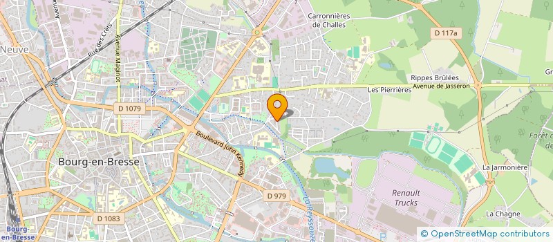 localisation de l'entreprise ALVADIA à BOURG-EN-BRESSE