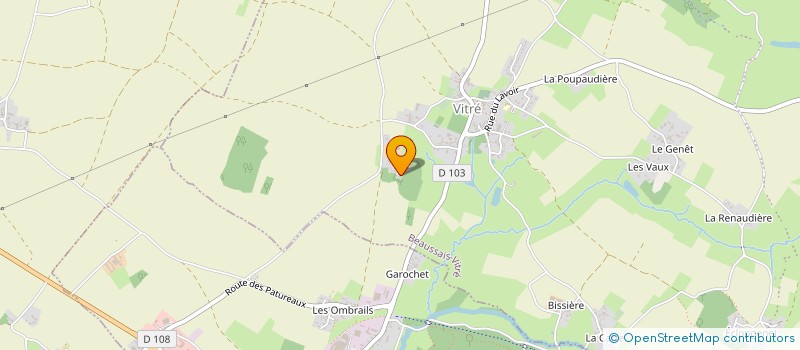 localisation de l'entreprise ALVAG  BEAUSSAIS-VITRE