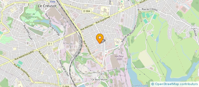 localisation de l'entreprise ALVALEM  LE CREUSOT