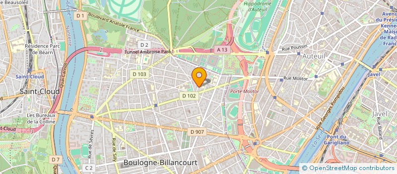 localisation de l'entreprise ALVAMANO à BOULOGNE-BILLANCOURT