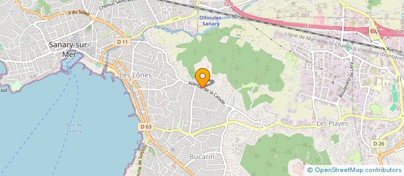 localisation de l'entreprise ALVANA SWIMWEAR à SIX-FOURS-LES-PLAGES