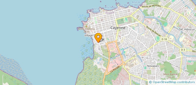 localisation de l'entreprise ALVAREZ GROUPE  CAYENNE