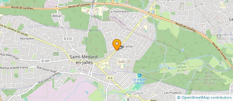 localisation de l'entreprise ALVAREZ GUITTON  SAINT-MEDARD-EN-JALLES