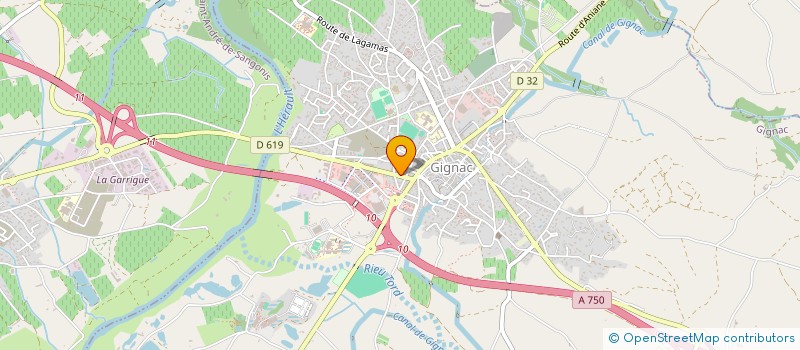 localisation de l'entreprise ALVAREZ IMMO - CSC  GIGNAC