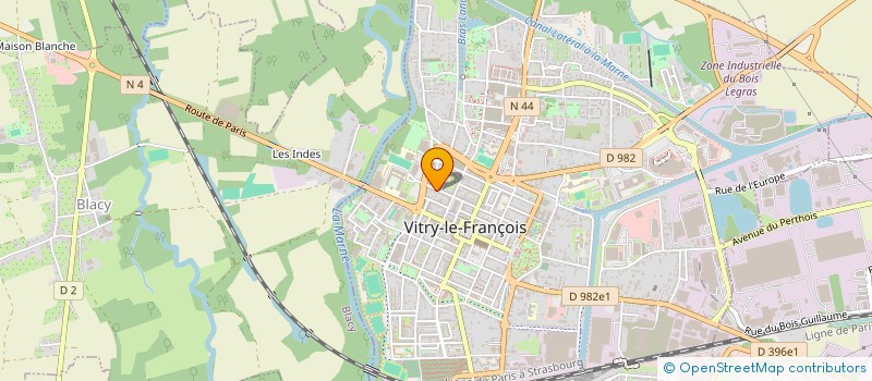 localisation de l'entreprise ALVARIS à VITRY-LE-FRANCOIS