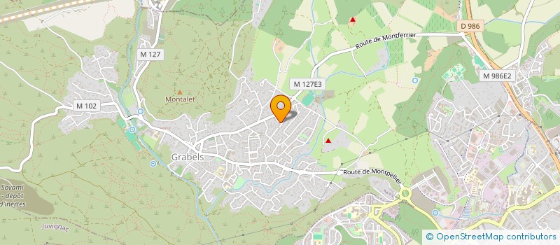 localisation de l'entreprise ALVARIUM  GRABELS