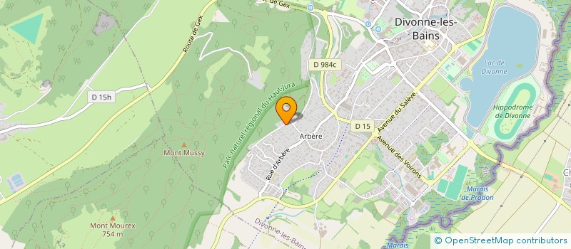 localisation de l'entreprise ALVARO 06  DIVONNE-LES-BAINS