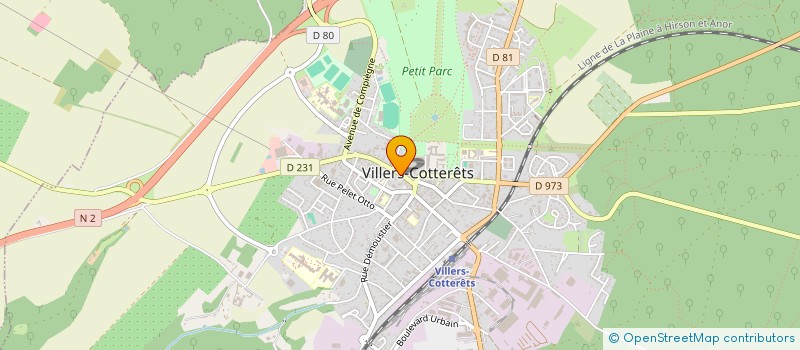 localisation de l'entreprise ALVARO à VILLERS-COTTERETS