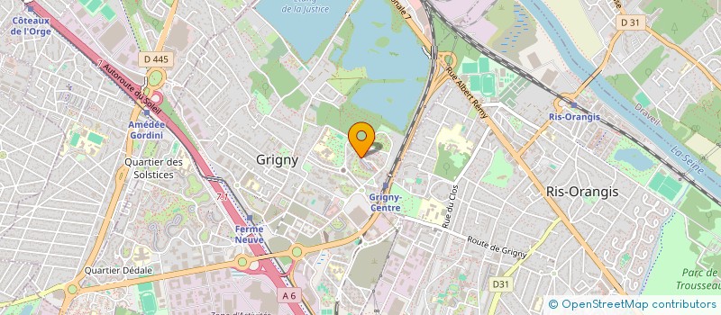 localisation de l'entreprise ALVARO BAT  GRIGNY