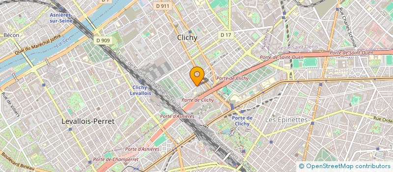 localisation de l'entreprise ALVAZ TRANS EXPRES à CLICHY