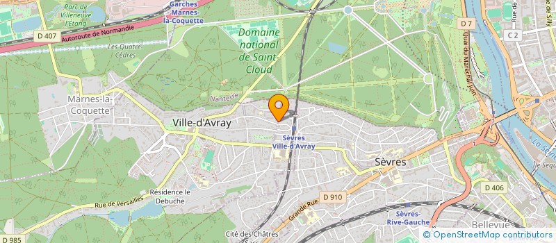 localisation de l'entreprise ALVB IMMOBILIER  VILLE-D'AVRAY